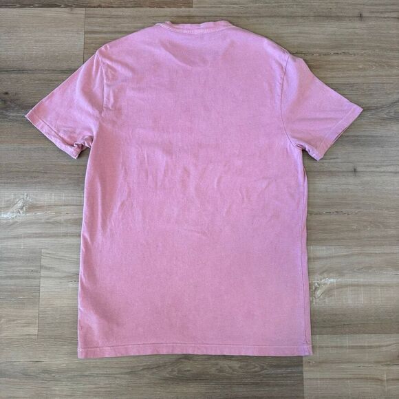 AllSaints Pink 100% Cotton Shirt Classic Collection Size M Minimal Monochrome - Picture 6 of 8